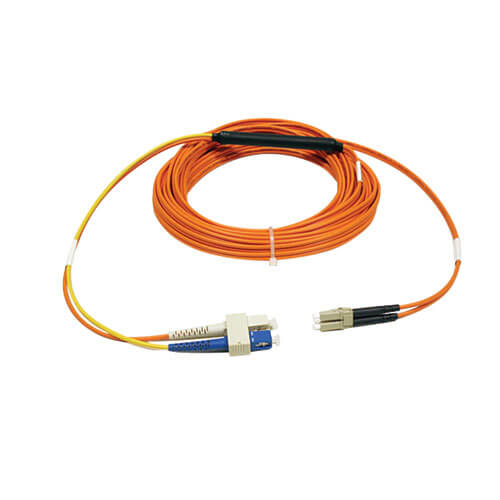 Tripp Lite 1M Fiber Optic Mode Conditioning Patch Cable SC/LC 3' 3ft 1 Meter N424-01M UPC 037332131645 - N424-01M