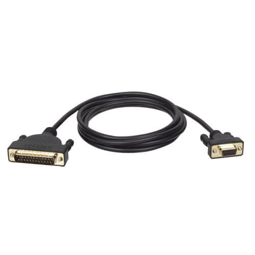 CABLE DE ORO PARA MODEM SERIAL  DB25 A DB9 M/H 183M  - P404-006