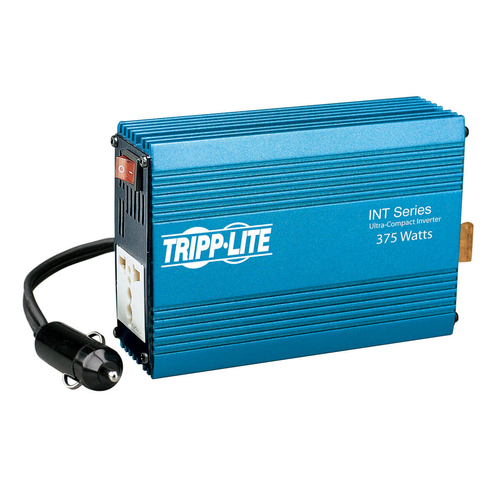 Tripp Lite Ultra-Compact Car Inverter 375W 12V DC to 230V AC 1 Universal Outlet - Convertidor de corriente CC a CA - 12 V - 375 vatios - conectores de salida 1 - PVINT375