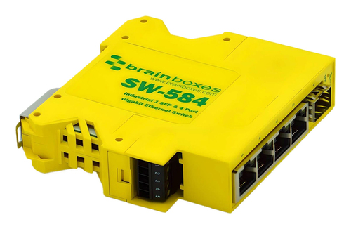 Brainboxes Industrial 1 SFP & 4 Port Gigabit Ethernet Switch – image 5