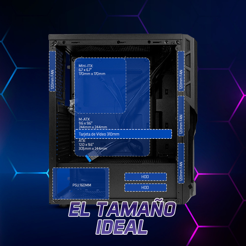 Gabinete VORAGO CSG-530