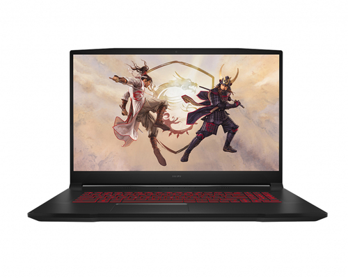 MSI Gaming GF76 11UD-651BE Katana Intel® Core™ i7 i7-11800H Ноутбук 43,9 cm (17.3") Full HD 16 GB DDR4-SDRAM 512 GB Твердотельный накопитель (SSD) NVIDIA GeForce RTX 3050 Ti Wi-Fi 6 (802.11ax) Windows 11 Home Черный