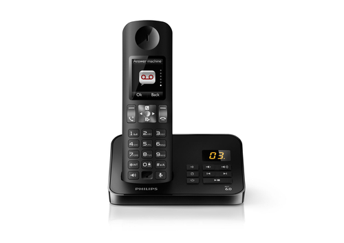 Philips D6051B/77 telephone DECT telephone Caller ID Black – image 2