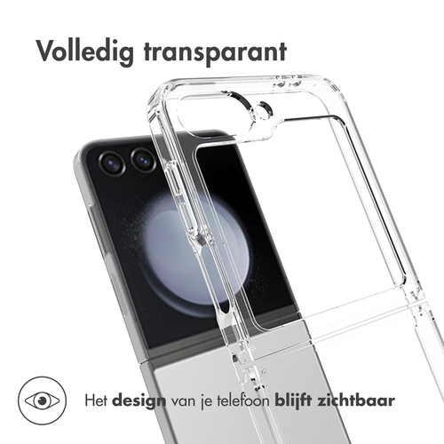 Accezz Xtreme Impact Backcover Samsung Galaxy Z Flip 6 - Transparant, afbeelding 4