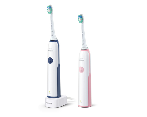 Philips Sonicare CleanCare 1 mode 2 brush heads Sonic electric toothbrush