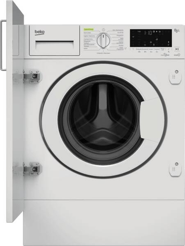 Beko WDWI85141 washer dryer Built-in Front-load White