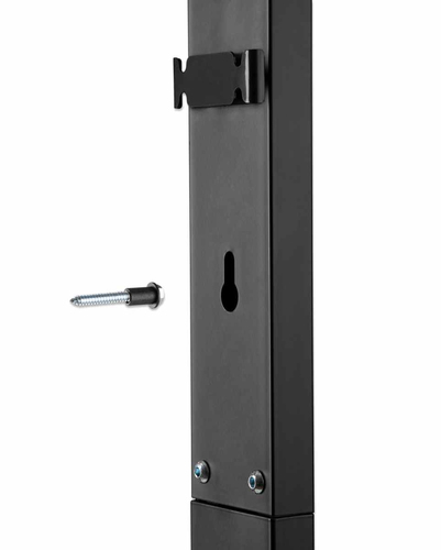 Manhattan Vloerstandaard voor TV’s en monitoren (ultraslank), voetmontage, voor schermen 37"–55", VESA-compatibiliteit: van 200x200 tot 400x400 mm (controleer de afmetingen van de vier montagegaten aan de achterzijde), max. 40 kg, zwart