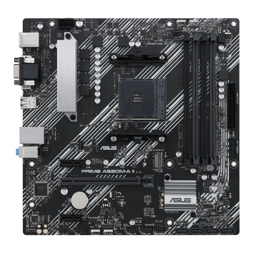 ASUS PRIME A520M-A II AMD A520 Разъем AM4 Микро ATX