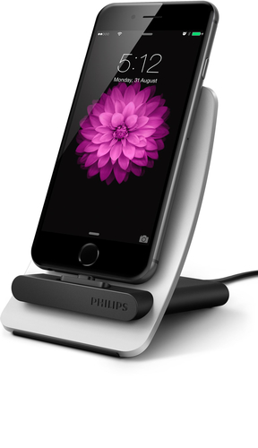 Philips DLC2437V/10 mobile device dock station Black, White