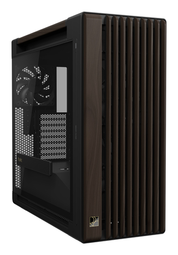ASUS ProArt PA602 Wood Edition Retro Brown - Tempered Glass Panel big tower behuizing, afbeelding 2