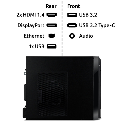 Acer XC-1715 N150 8GB 256GB W11 BLACK – image 6