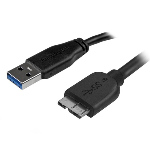 CABLE 2M USB 30 DELGADO A  MACHO A MICRO B MACHO - USB3AUB2MS