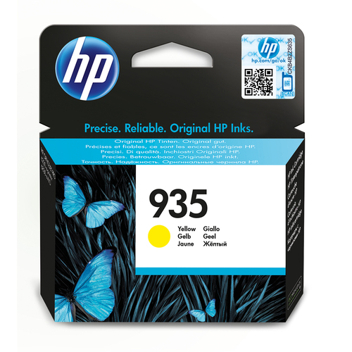 HP 935 Yellow Standard Capacity Ink Cartridge 5ml for HP OfficeJet Pro 6230/6830 - C2P22AE