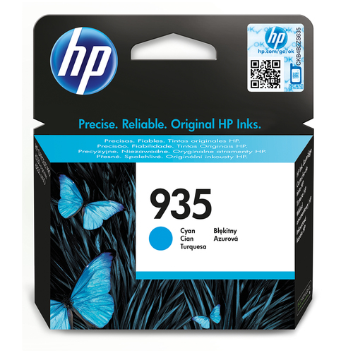 HP 935 Cyan Standard Capacity Ink Cartridge 5ml for HP OfficeJet Pro 6230/​6830 - C2P20AE