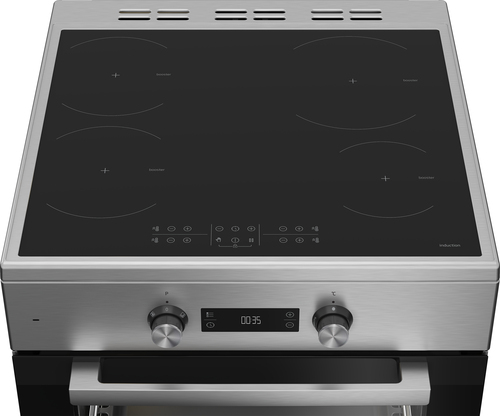 Beko FSE69300X Freestanding cooker Electric Zone induction hob Stainless steel – image 4