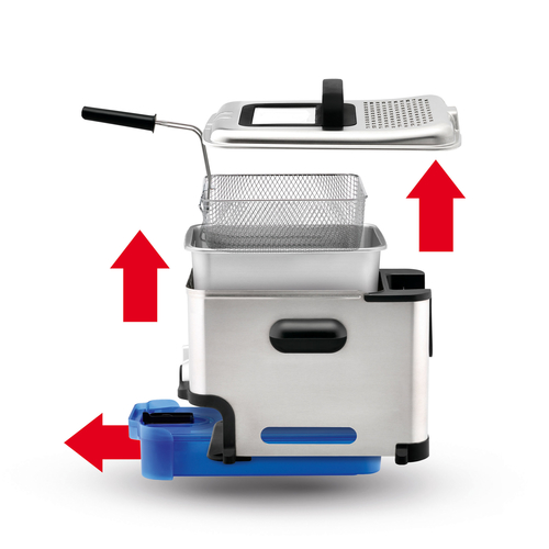 Tefal Oleoclean Pro Inox & Design 3,5L FR8040, afbeelding 6