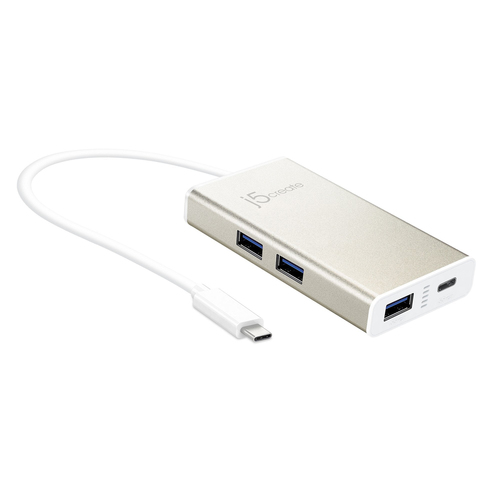 j5create JCH344 interface hub USB 3.2 Gen 1 (3.1 Gen 1) Type-C 5000 Mbit/s Bronze