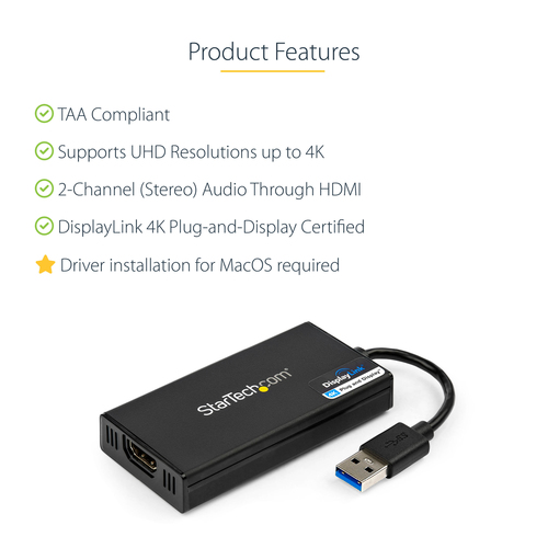 StarTech.com USB 3.0 to HDMI Adapter - 4K – image 9