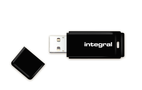 Integral 16GB USB2.0 DRIVE BLACK USB-Stick USB Typ-A 2.0 Schwarz