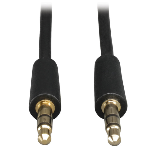 CABLE AUDIO ESTEREO MINI 35MM  PARA BOCINAS Y AUDIOFONO M/M 30CM - P312-001