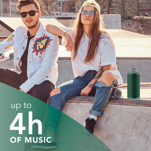 Music Sound BLUETOOTH SPEAKER MS VERTICAL GREEN – image 4