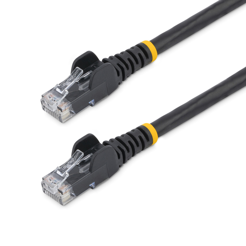 CABLE DE RED RJ45 CAT6 NEGRO  46M - PACK DE 10 - SIN ENGANCHE - N6PATCH15BK10PK