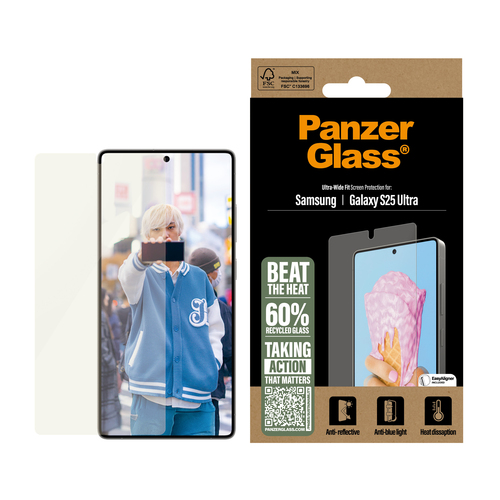 PANZERGLASS ALL-IN-ONE SCREEN PROTECTOR - CLEAR, afbeelding 2