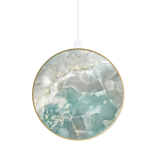 iDeal of Sweden Fashion Wireless Charger Sparkle Azura Marble – image 2