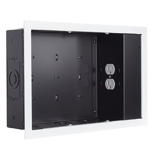 Chief Proximity® In-wall Storage Box with 2 Receptacle Filter & Surge-PAC525FWP2