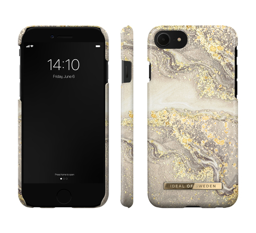 iDeal of Sweden Printed Case iPhone 8/7/6/6S/SE Sparkle Greige Mar – image 2