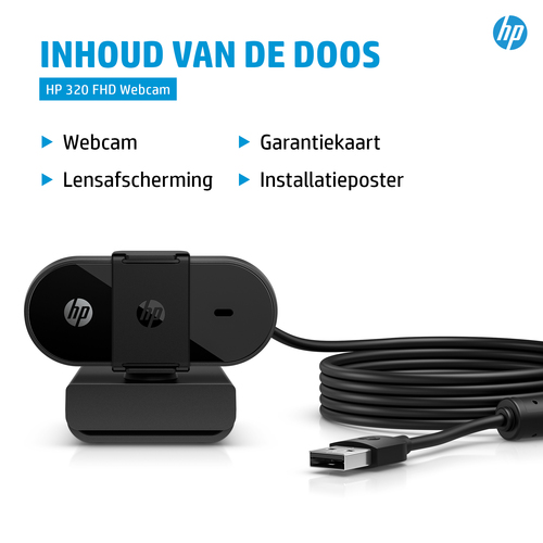 HP 320 FullHD Webcam – Foto 10 von 10