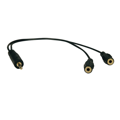 P313-001 DIVISOR Y DE CABLES 35MM MINI  AUDIO ESTEREO SPLITTER M A 2XH