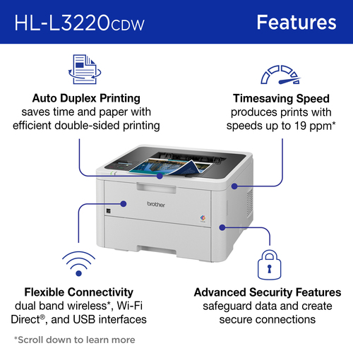 Brother HL-L3220CDW laser printer Colour – image 3