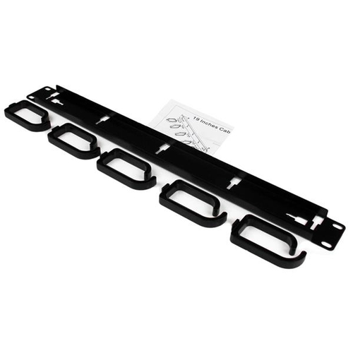 StarTech.com Server Rack Cable Management - 1U -19 Metal Rackmount Panel Kabeladministrationspakke for rack – billede 7
