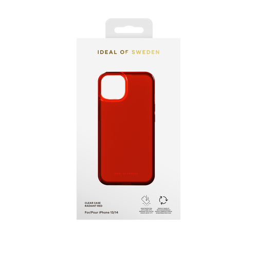 iDeal of Sweden Clear Case iPhone 13/14 Radiant Red – image 2