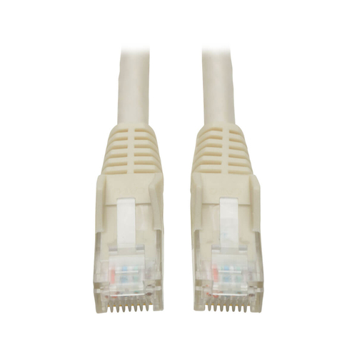 CABLE ETHERNET (UTP) N201-010-WH  CABLE ETHERNET (UTP) MOLDEADO SNAGLESS CAT6 GIGABIT (RJ45 M/M), BLANCO, 3.05 M [10 PIES] HASTA 25 AñOS DE GARANTIA. - N201-010-WH