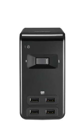 APC PE6U4 power distribution unit (PDU) 6 AC outlet(s) Black – image 3