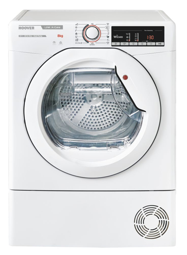 Hoover HLX H8A2TE-S сушилка для белья Отдельно стоящий Фронтальная загрузка 8 kg Белый