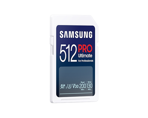 Samsung PRO Ultimate SD Card 512GB + USB-kaartlezer SD-Kaart Wit, afbeelding 2
