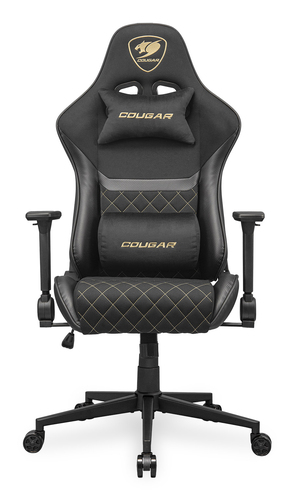 COUGAR Gaming Armor One V2 F Gaming Stoel Zwart/Goud