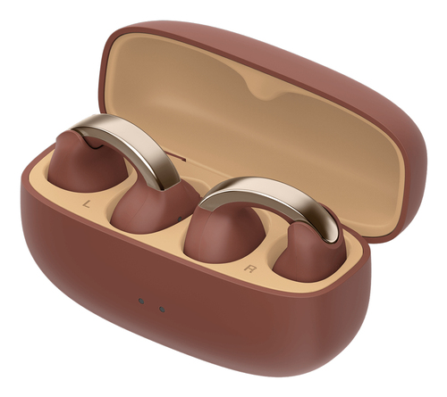 JVC HA-NP1T Auriculares True Wireless Stereo (TWS) Clip de oreja Llamadas/Música USB Tipo C Bluetooth Marrón, Plata