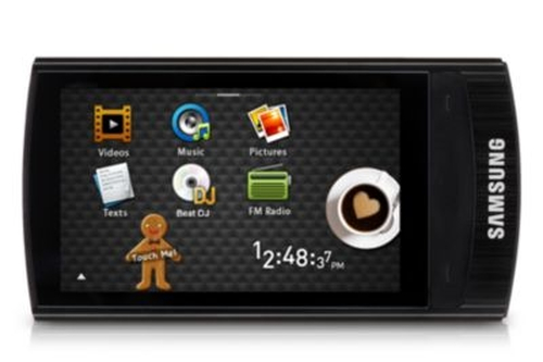 Samsung YP-R1JEB MP3/MP4 player