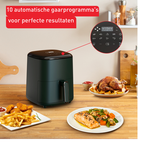Tefal Easy Fry Max friteuse sans huile 5 L EY2453 - Vert forêt – Photo 6 sur 10