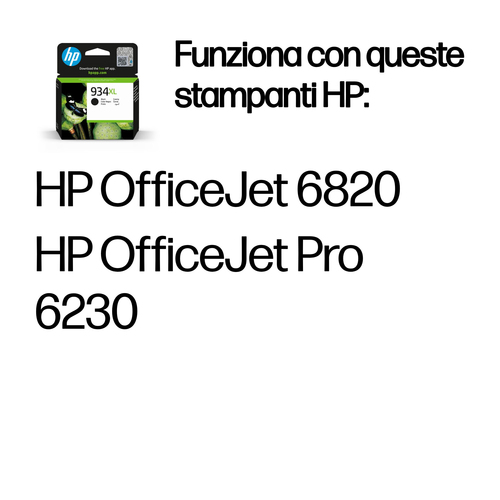 HP 934XL – Cartuccia nero originale