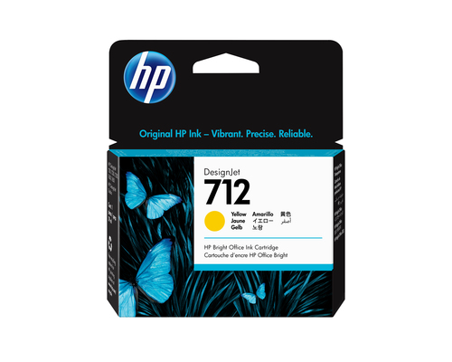 HP 712 DesignJet Ink Cartridge 29-ml Yellow 3ED69A - image 1
