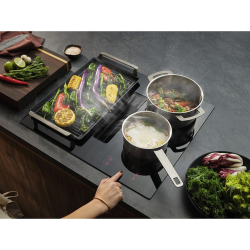 AEG TT64CB00CB Inductie kookplaat met afzuiging Zwart, afbeelding 4
