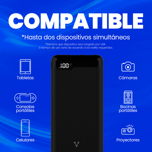 Power Bank VORAGO PB-560-BK