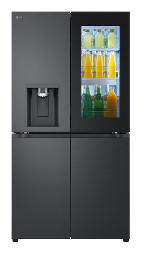 LG InstaView GMG961NPKE side-by-side refrigerator Freestanding