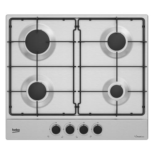Beko HIAG64223SXE Нержавеющая сталь Встроенный 60 cm Газовый 4 зона(ы)