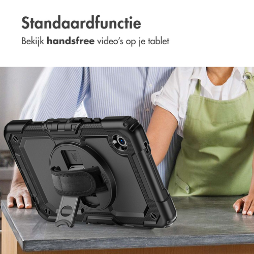 Accezz Rugged Backcover met schouderstrap voor de Samsung Galaxy Tab A11 Plus – Zwart, afbeelding 7